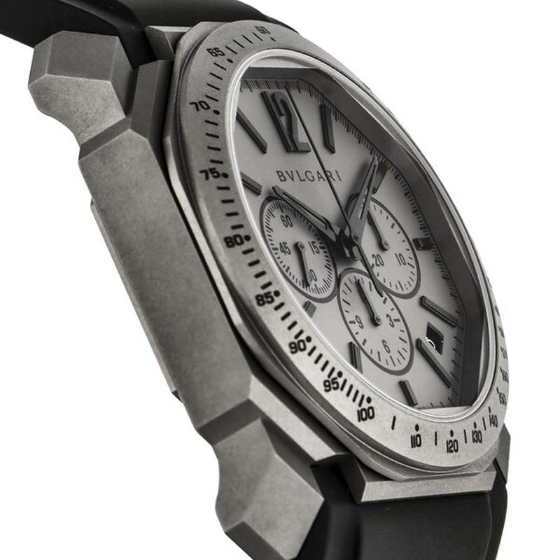 BVLGARI BGO41C14TVDCH Watch - Men's Watch with Rubber Strap, Parallel Import, 2-Year Warranty (Image 3)