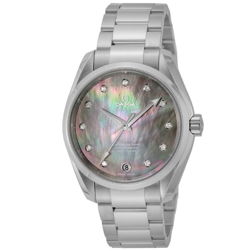 OMEGA 231.10.39.21.57.001 Watch - Seamaster Aqua Terra Black Pearl Parallel Import 5-Year Warranty