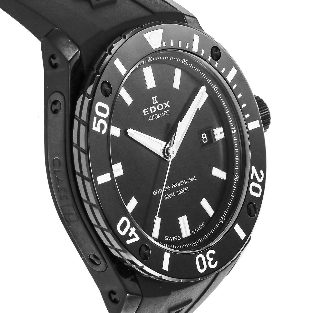 IPPO JAPAN WATCH 8008837NNIN Watch - Chrono Offshore1 2-Year Warranty Black Water Resistant Chronograph Stylish Design (Image