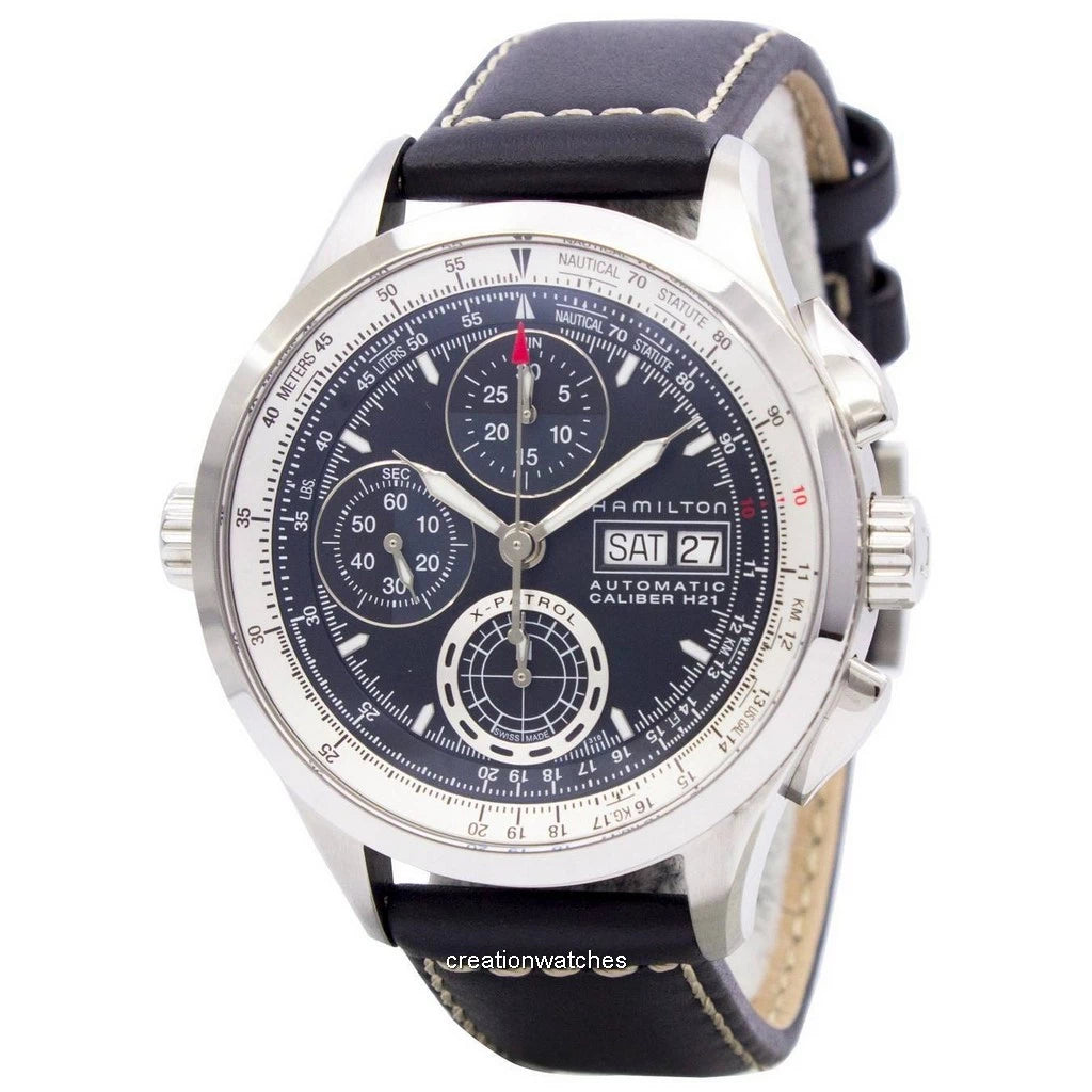 Hamilton H76556731 Watch - Khaki Aviation Khaki X Patrol Auto Chrono (Image 2)