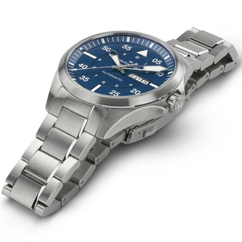 Hamilton H64635140 Watch - Khaki Aviation Pilot Day Date Auto (Image 3)