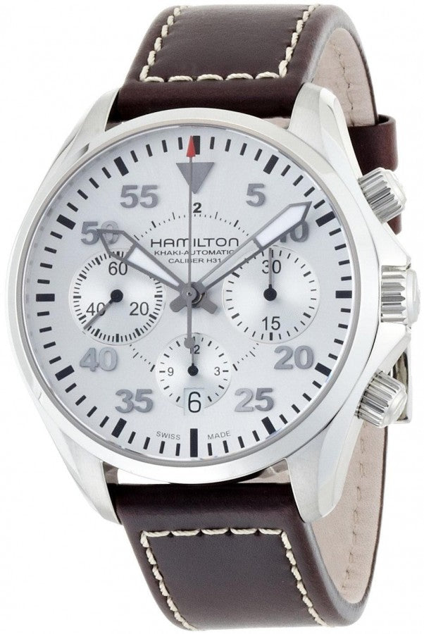 Hamilton H64666555 Watch - Khaki Aviation Khaki Pilot Auto Chrono (Image 4)