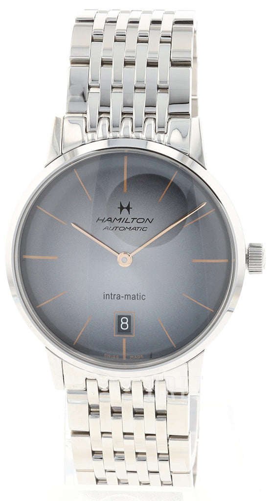 Hamilton H38455181 Watch - American Classic Intra-Matic Auto (Image 8)