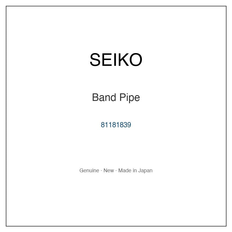 SEIKO 81181839 Watch Parts