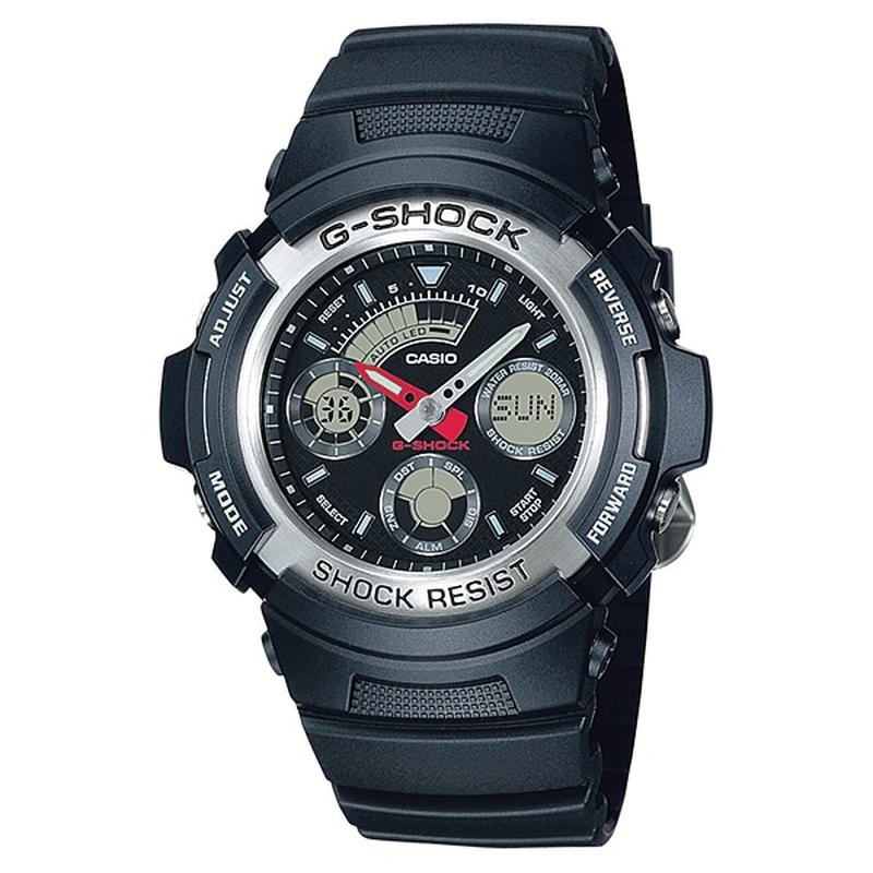 CASIO AW-590-1AJF Watch - Men's G-SHOCK BASIC 20 Bar Water Resistant