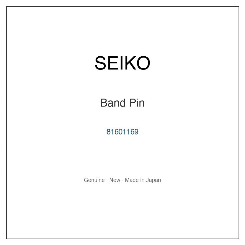 SEIKO 81601169 Watch Parts