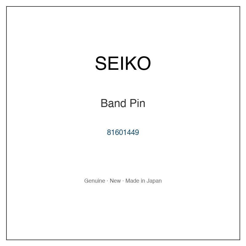 SEIKO 81601449 Watch Parts