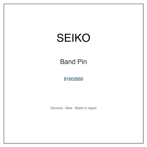 SEIKO 81602669 Watch Parts