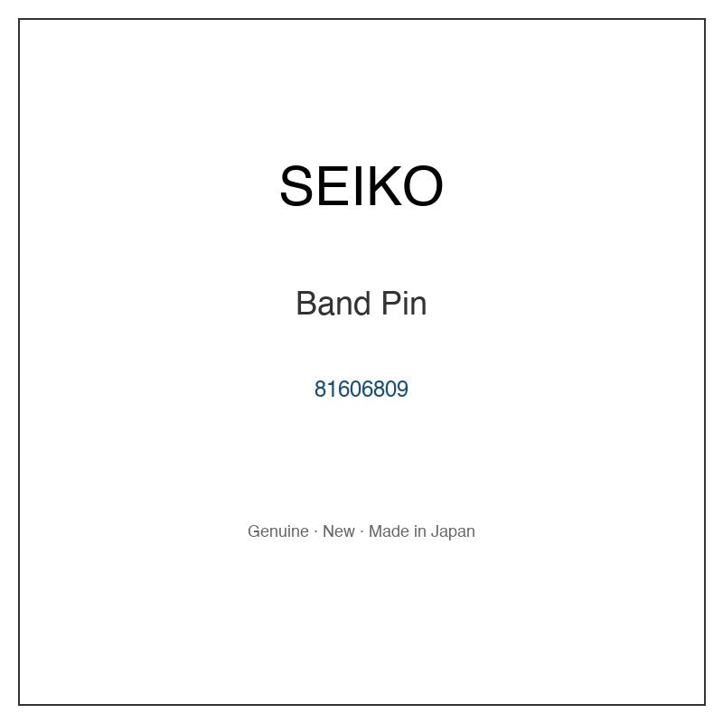 SEIKO 81606809 Watch Parts