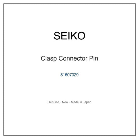 SEIKO 81607029 Watch Parts