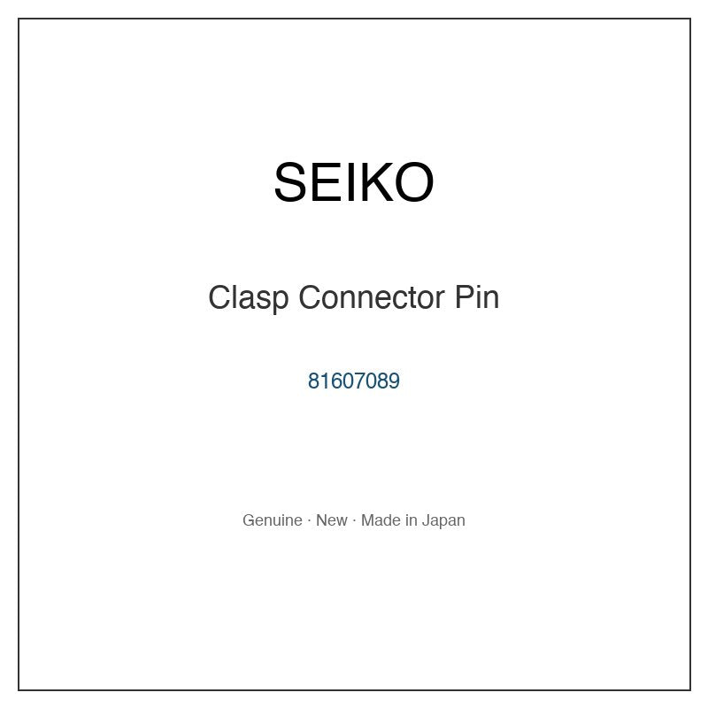 SEIKO 81607089 Watch Parts
