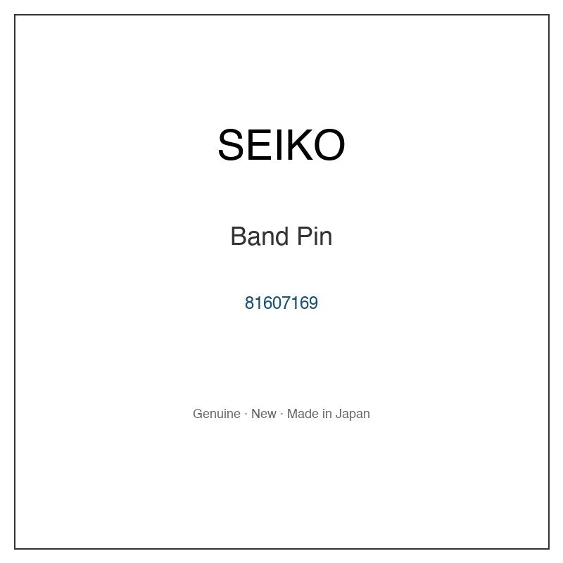 SEIKO 81607169 Watch Parts