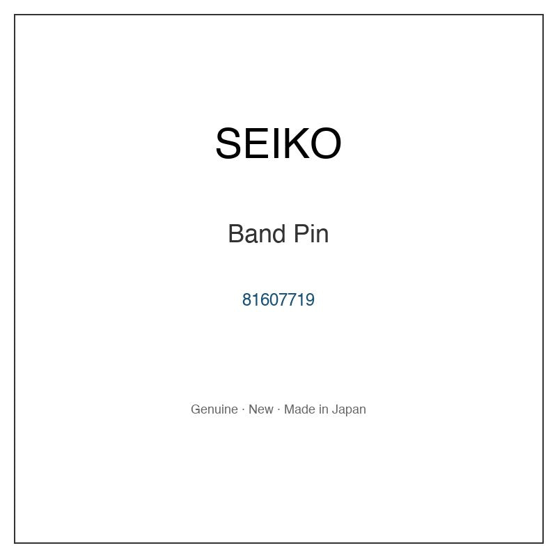 SEIKO 81607719 Watch Parts