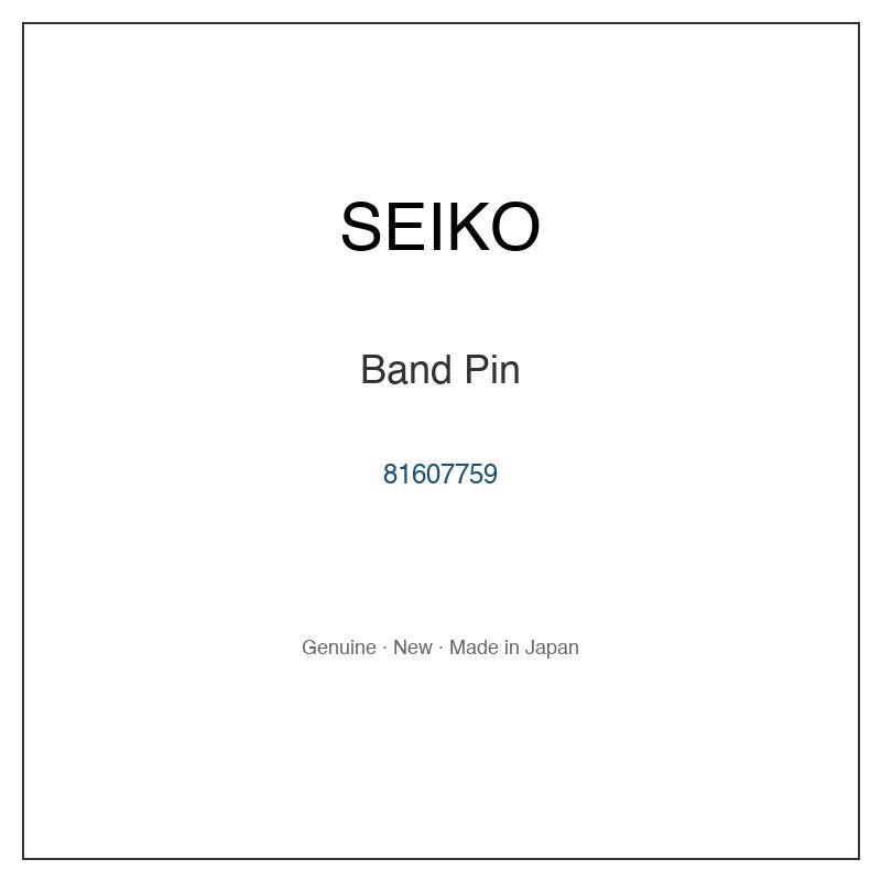 SEIKO 81607759 Watch Parts