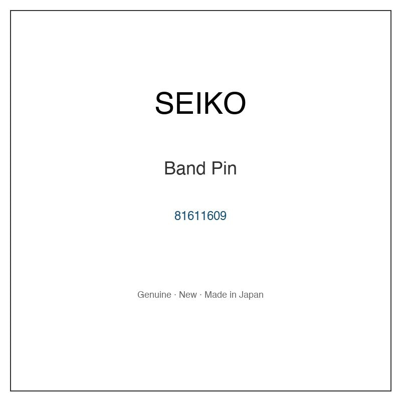 SEIKO 81611609 Watch Parts