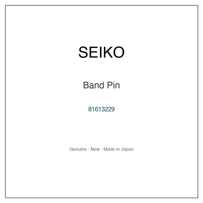 SEIKO 81613229 Watch Parts