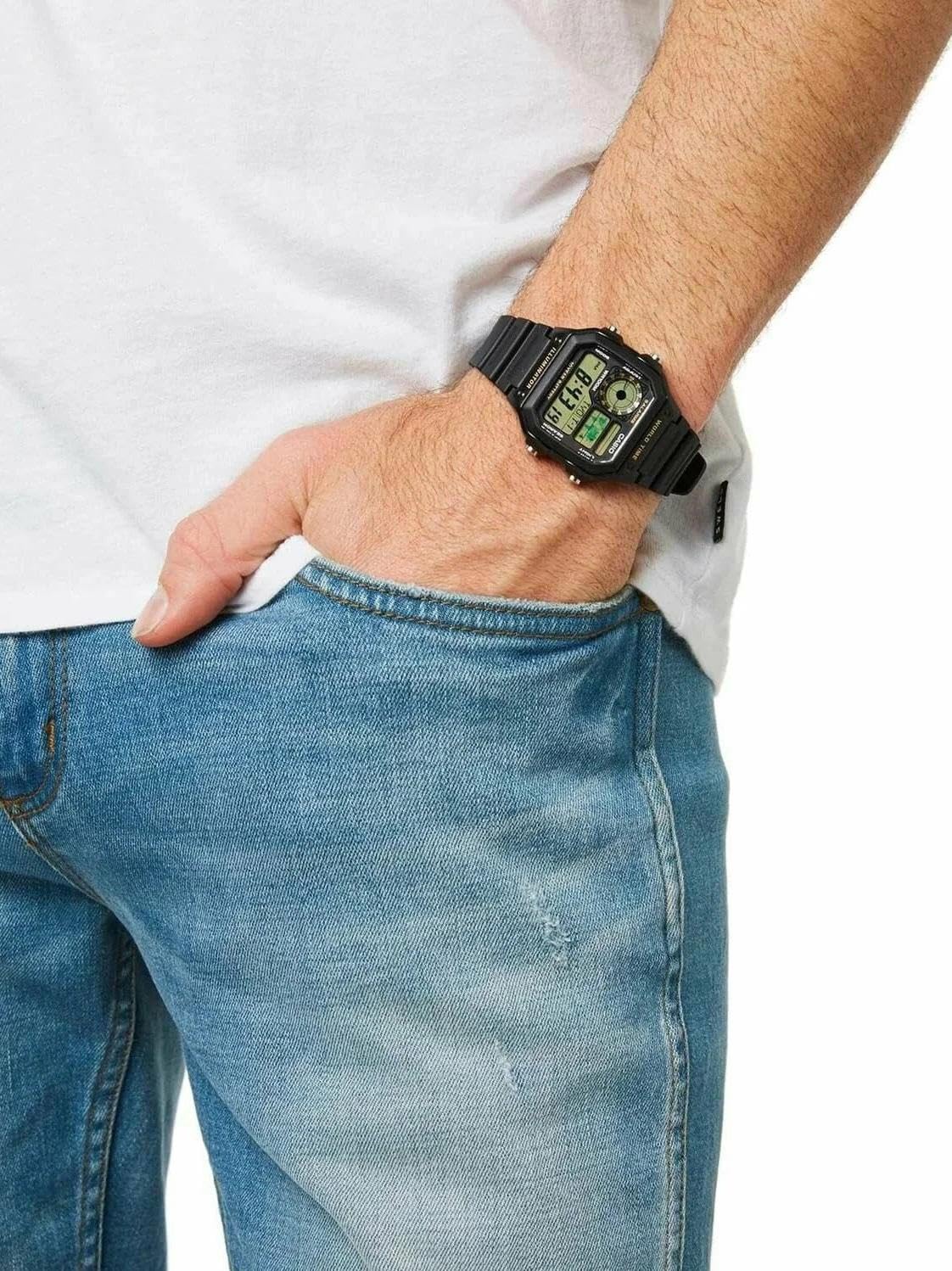 CASIO AE-1200WH-1BV WATCH
