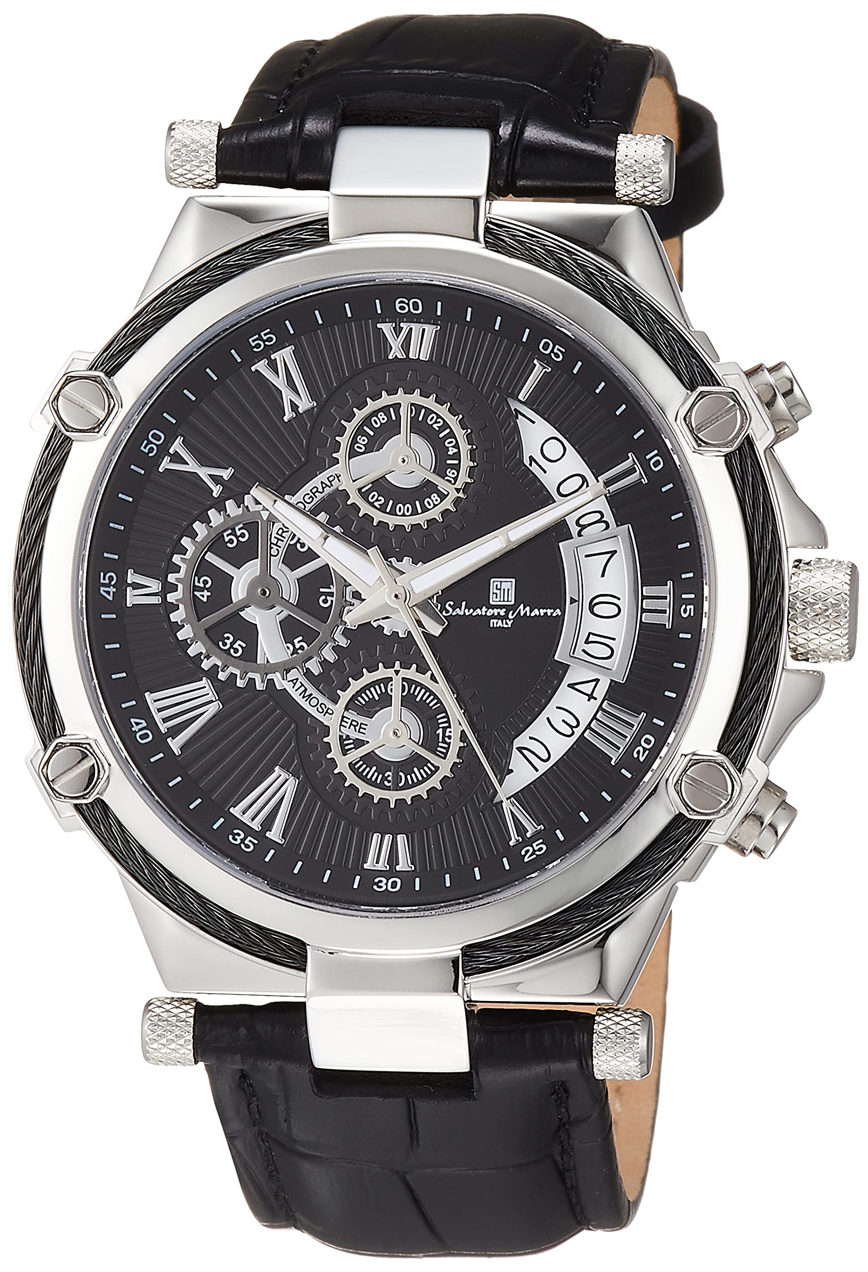 SALVATORE MARRA SM18102-SSBK WATCH