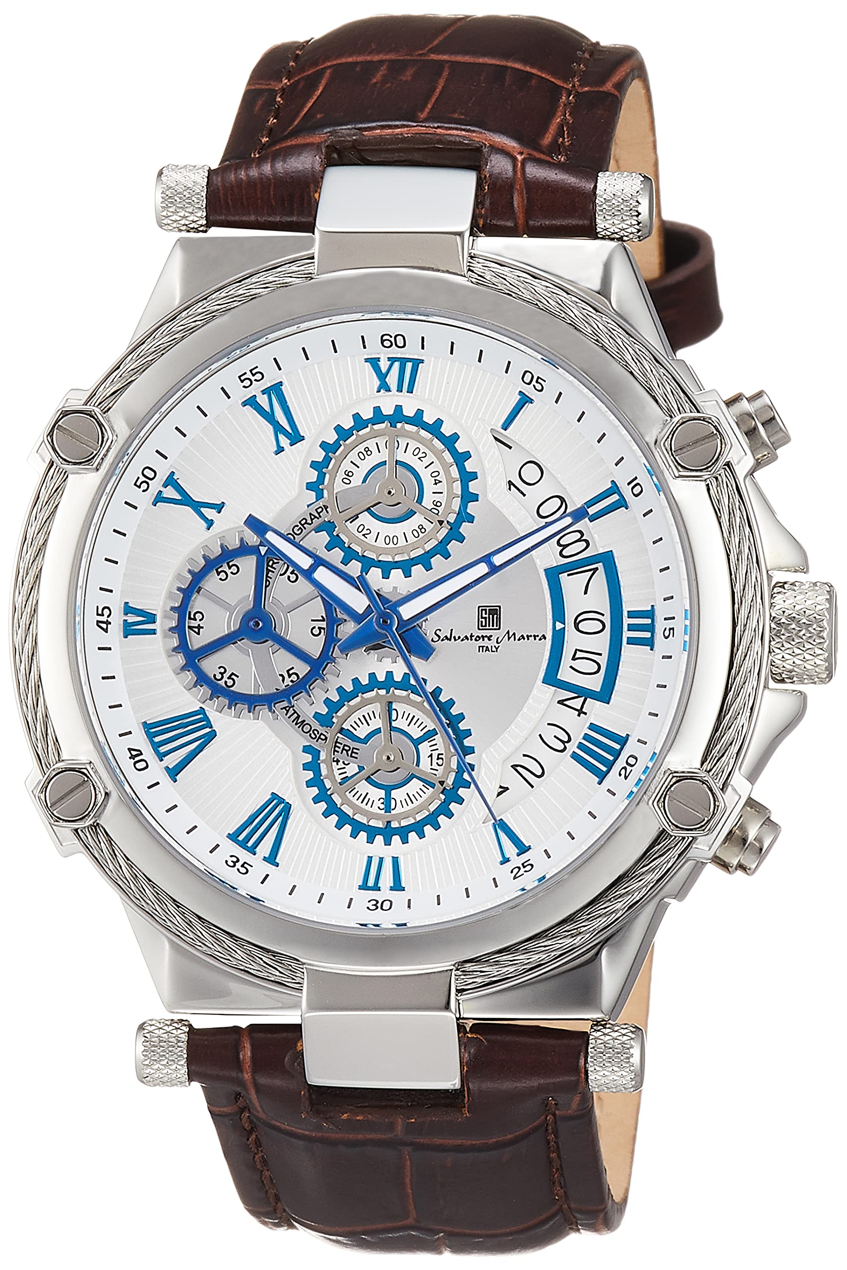 SALVATORE MARRA SM18102-SSWH WATCH