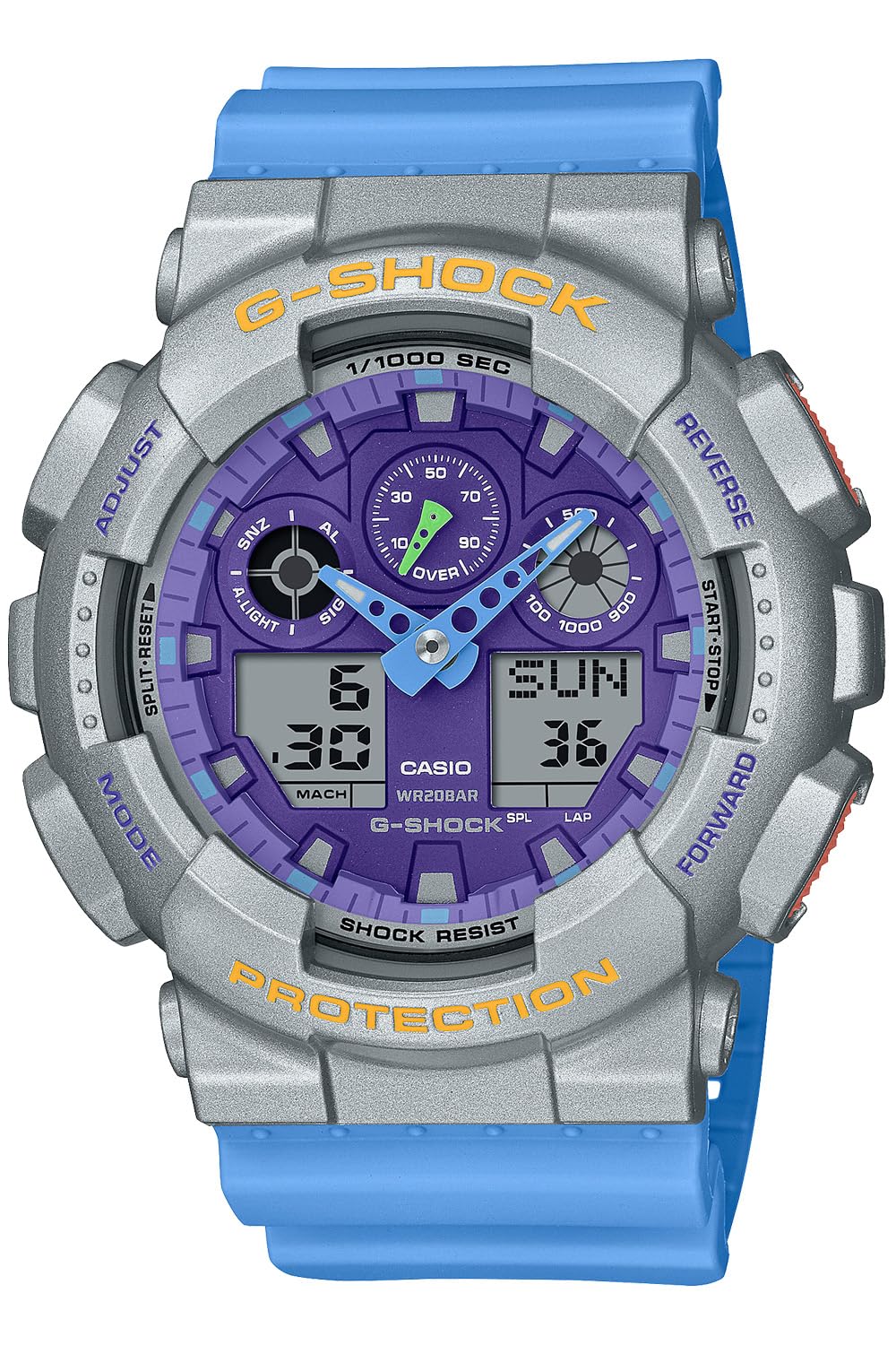 CASIO GA-100EU-8A2JF G-SHOCK WATCH