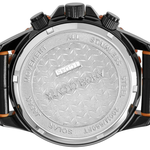 ANGEL CLOVER TIME CRAFT DIVER TCD45BK-BK Solar Watch
