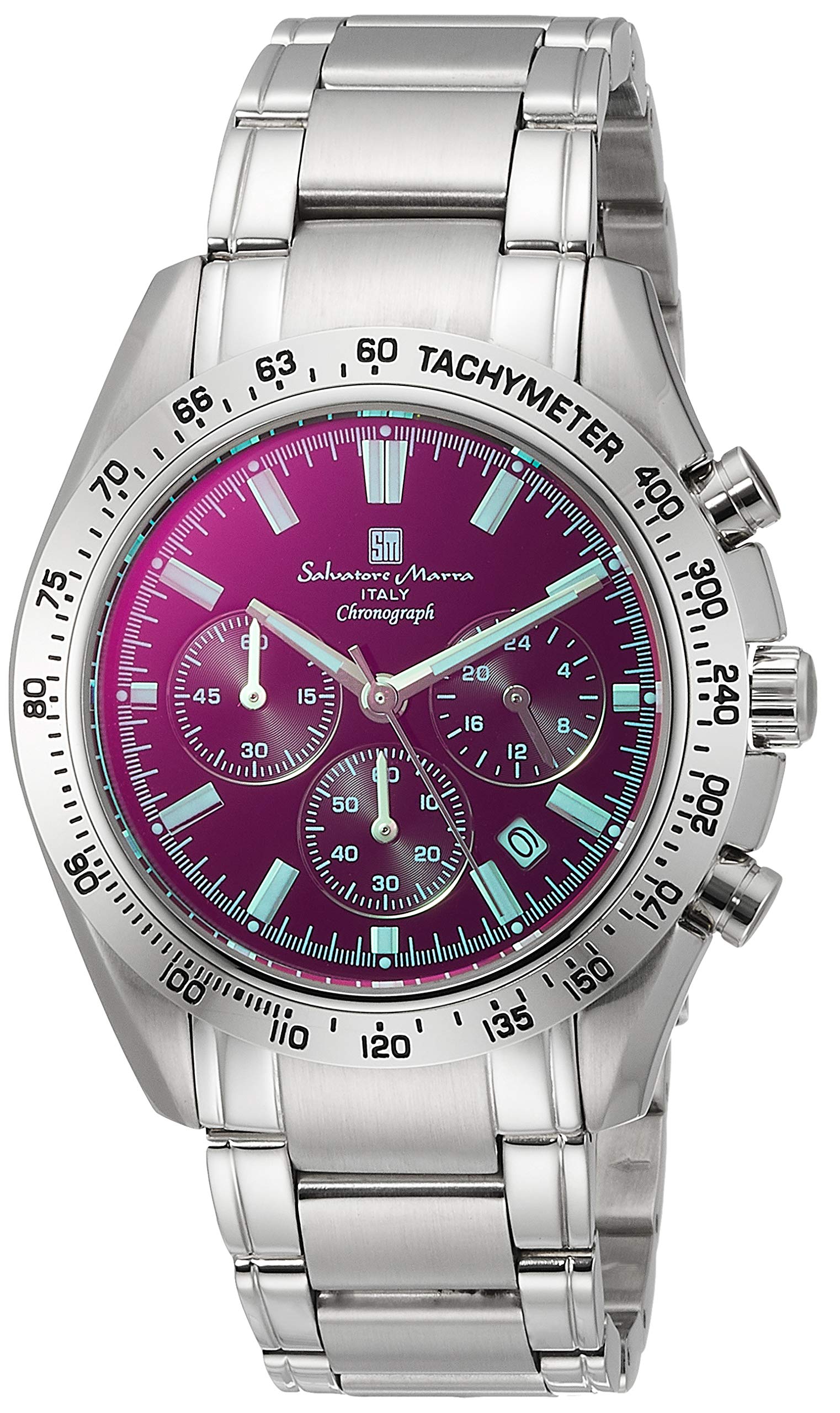 SALVATORE MARRA SM18106-SSBKSV WATCH