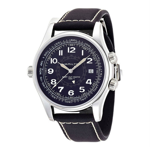 Hamilton H77505433 Watch - Khaki Navy Khaki UTC Auto (Image 7)
