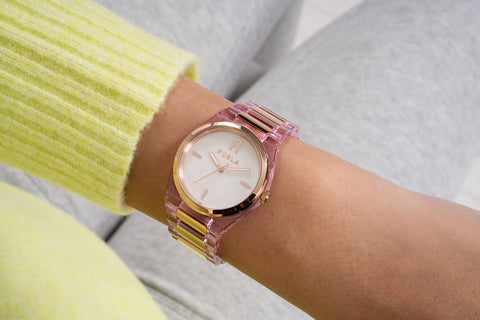 FURLA TEMPO MINI WW00028006L3 32.5mm Acetate Quartz Watch
