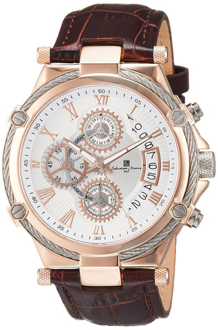 SALVATORE MARRA SM18102-PGWH WATCH