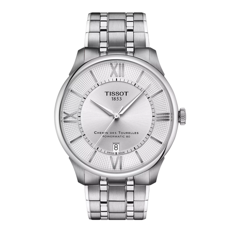 TISSOT T139.407.11.038.00 Elegant Swiss Design Sapphire Crystal Water Resistant Stainless Steel Bracelet