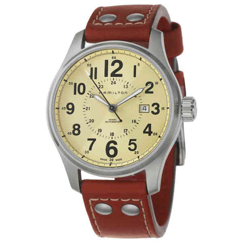 Hamilton H70615523 Watch - Khaki フィールド Khaki Officer Auto