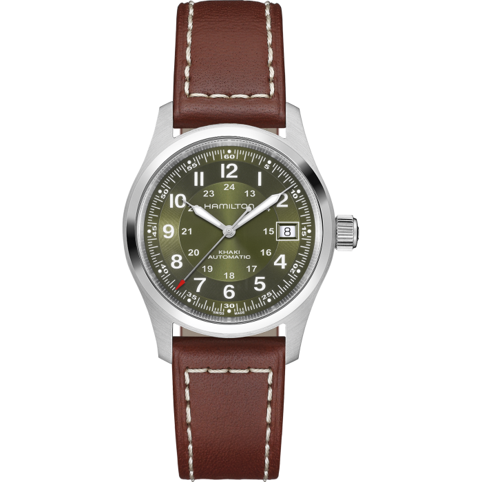 Hamilton H70455560 Watch - Khaki Field Auto 38 mm