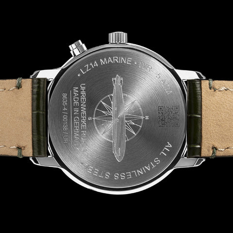 86354 Marine Green Watch 2-Year Warranty Japanese Movement Water-Resistant Stylish Design