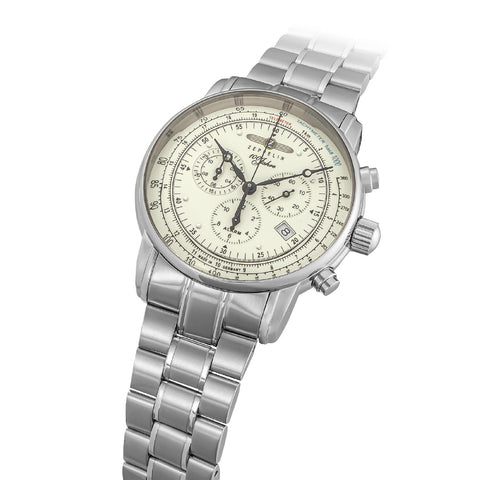 8680MB3 100th Anniversary Series 2-Year Warranty White Authentic Timepiece Elegant Design Water Resistant