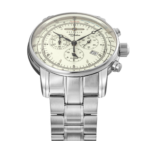 8680MB3 100th Anniversary Series 2-Year Warranty White Authentic Timepiece Elegant Design Water Resistant