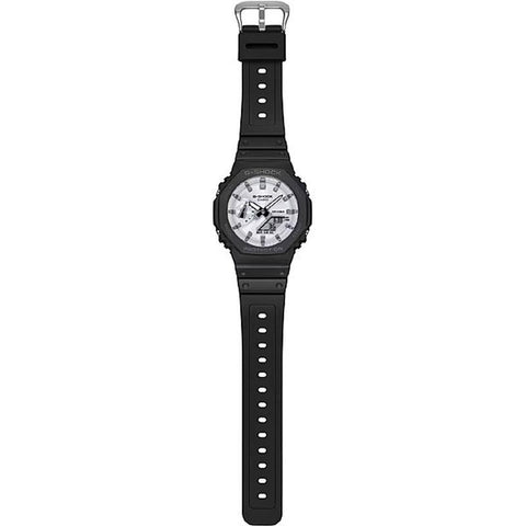 Casio Men's G-SHOCK Black and Brilliant White Series GA-2100WD-1AJF Watch