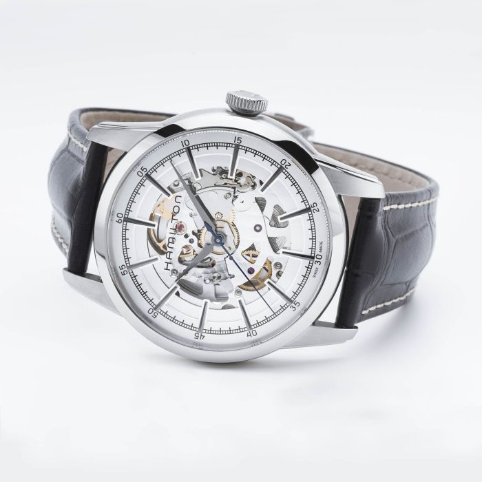 Hamilton H40655751 Watch - American Classic RailRoad Skeleton Auto (Image 4)
