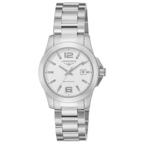Longines Conquest 2-Year Warranty Silver L3.376.4.16.6 [Parallel Import]