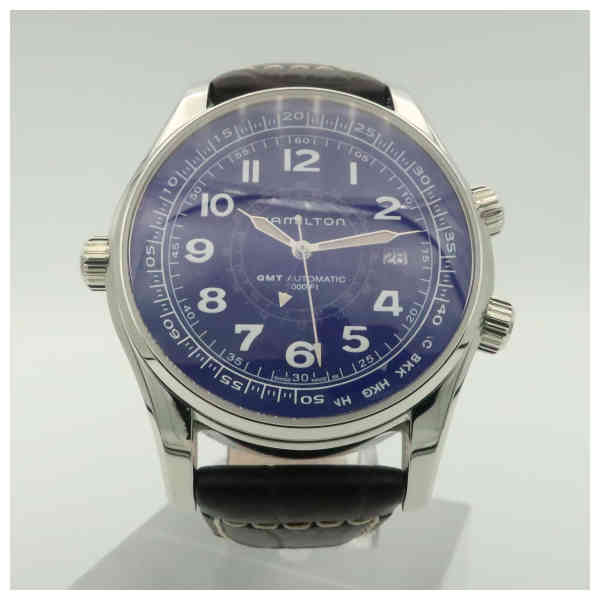 Hamilton H77505535 Watch - Khaki Navy Khaki UTC Auto (Image 2)