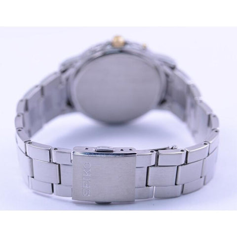 SEIKO SBTM170 Watch - Men's Solar Radio Wave Watch - Silver (Image 4)