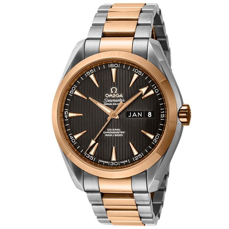 OMEGA 231.20.43.22.06.002 Watch - Seamaster Aqua Terra 150M Co-Axial Chronometer in Brown - Parallel Import