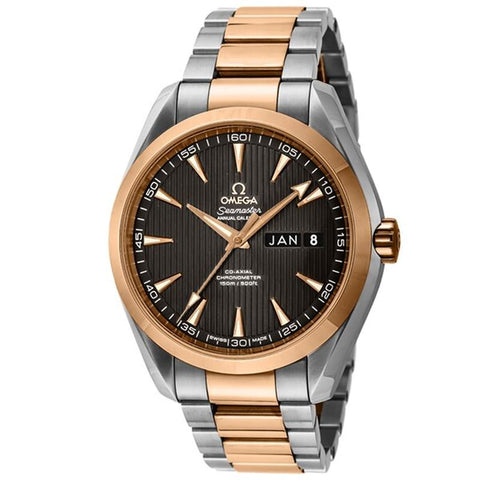 OMEGA 231.20.43.22.06.002 Watch - Seamaster Aqua Terra 150M Co-Axial Chronometer in Brown - Parallel Import