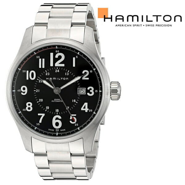 Hamilton H70615133 Watch - Khaki Field Khaki Officer Auto (Image 2)