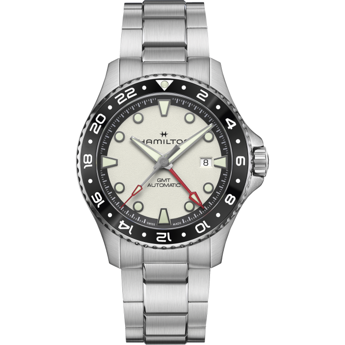 Hamilton H82555150 Watch - Khaki Navy Scuba Automatic GMT 43mm