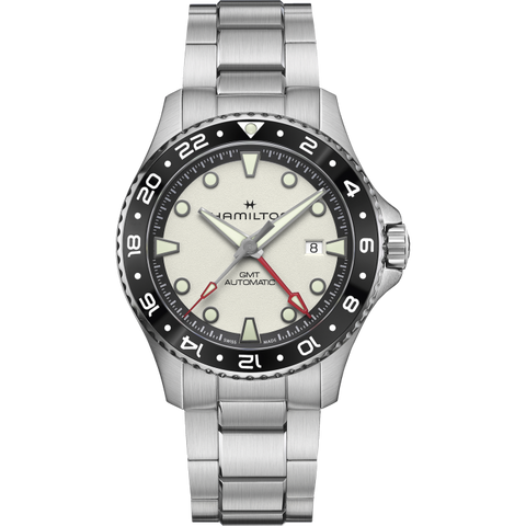 Hamilton H82555150 Watch - Khaki Navy Scuba Automatic GMT 43mm