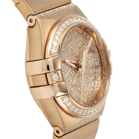 Omega Constellation CO-AXIAL Ladies' Watch with Metal Bracelet - Parallel Import, 5-Year Warranty - Model: 123.55.27.20.55.006