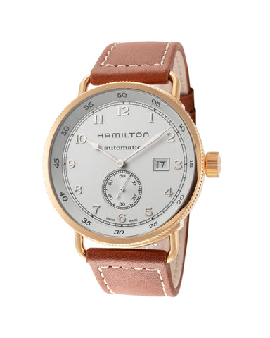 Hamilton H77745553 Watch - Khaki Navy Pioneer Small Second Auto