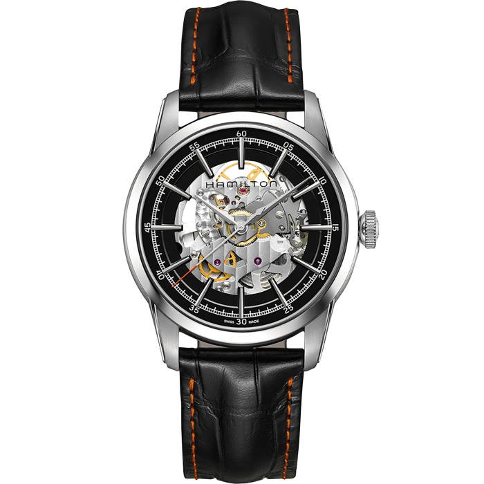 Hamilton H40655731 Watch - American Classic RailRoad Skeleton Auto