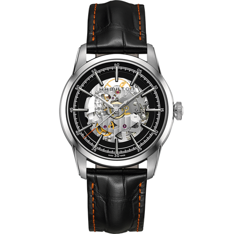 Hamilton H40655731 Watch - American Classic RailRoad Skeleton Auto