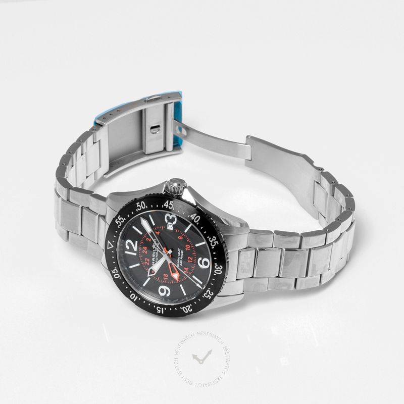 Hamilton H76755131 Watch - Khaki Aviation Khaki Pilot GMT Auto (Image 4)